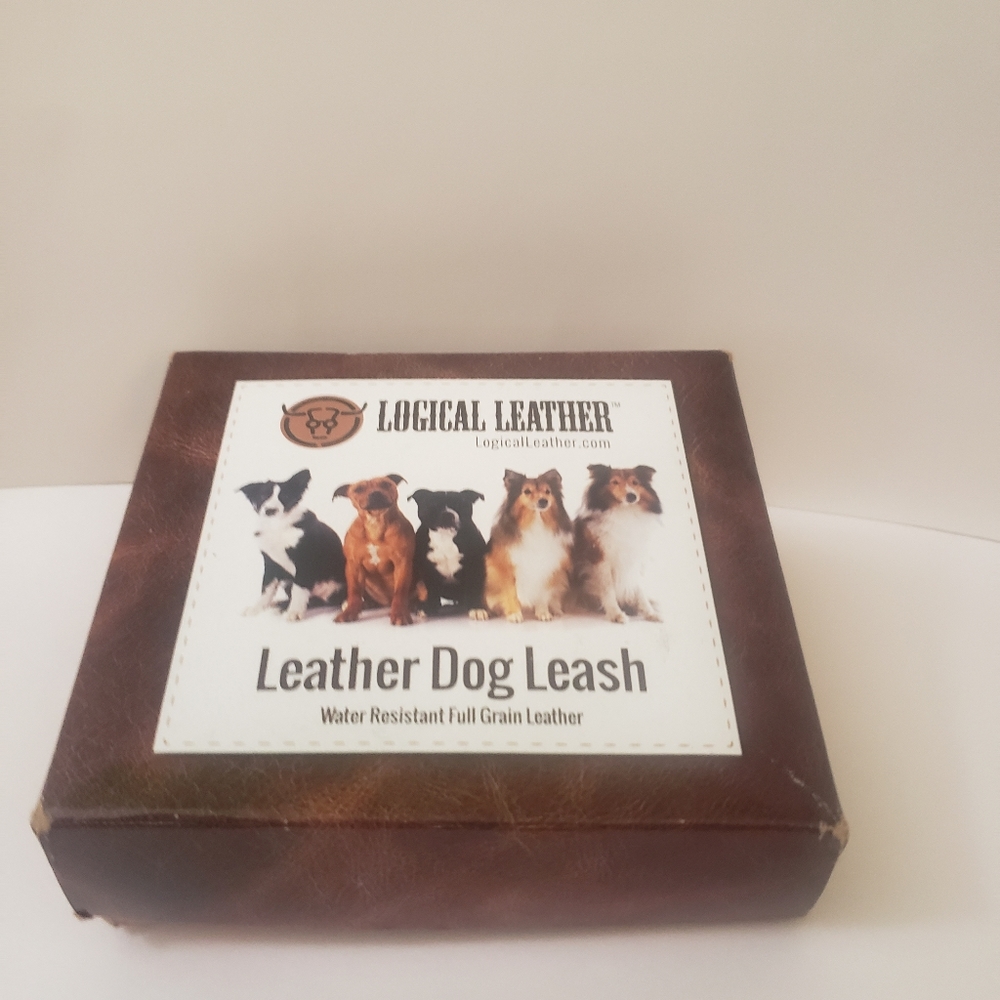 Pink Leather Dog Leash NWOT  FINAL MARKDOWN